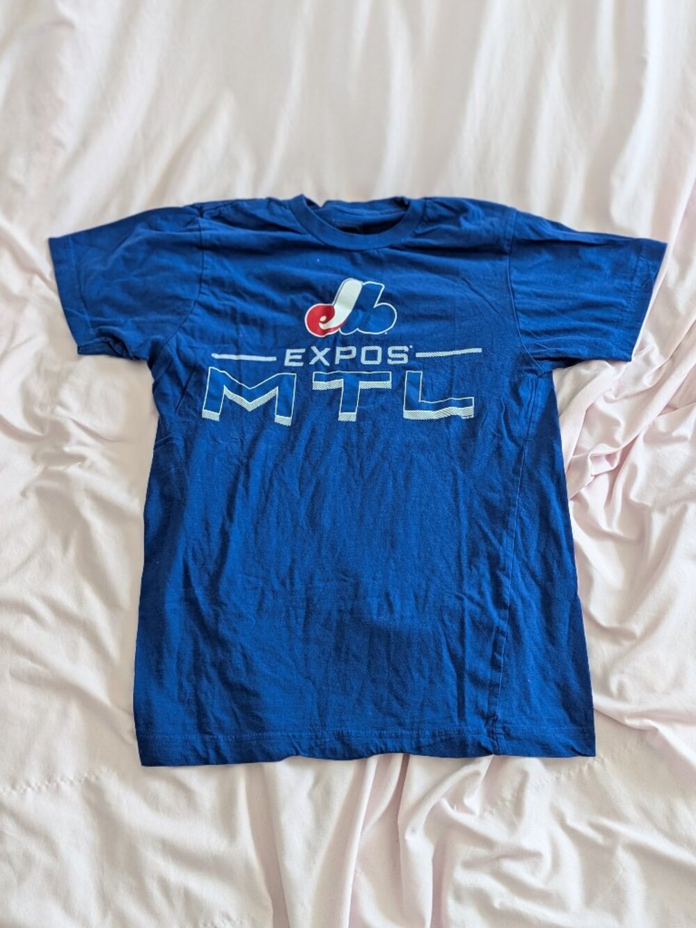 Cooperstown Blue Montreal Expos Graphic Tee S